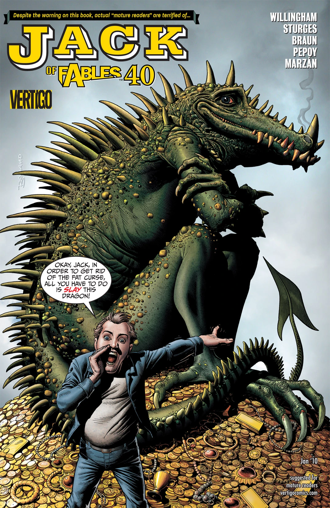 Jack of Fables #40 (DC, 2009 — Cover A) cover
